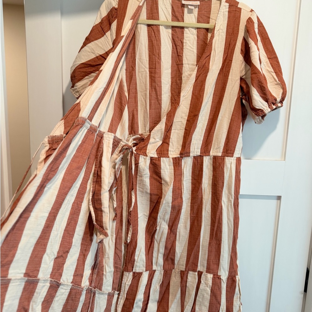 Knox Rose Red and Cream Striped Dress - Picture 9 of 9